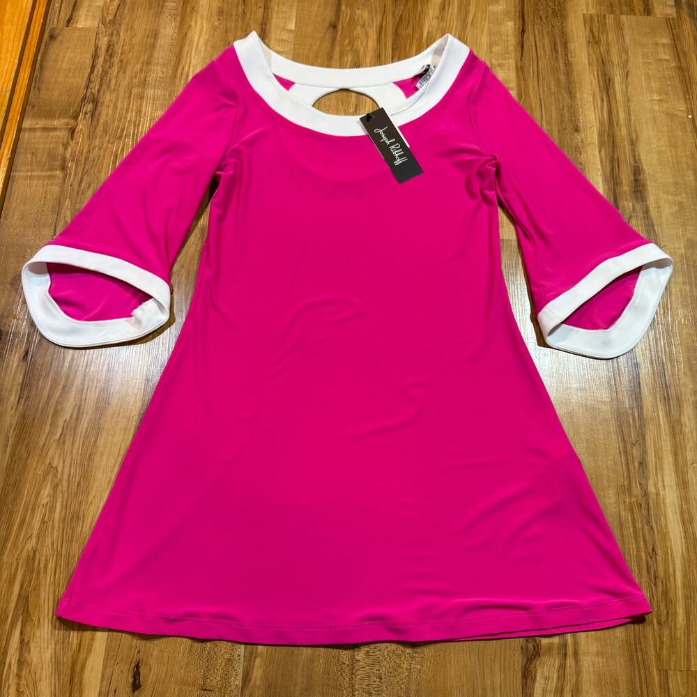 Joseph Ribkoff NWT Hot Pink Multiwear Mini A-line Office Dress 6